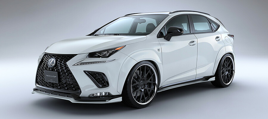 アーティシャンスピリッツLEXUS NX 300h AYZ1＃ 後期 BLACK LABEL 5ピースキット(F SPORT バンパー専用) カーボン+FRP製｜オートパーツ ダイレクト