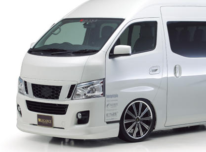 レガンスNV350キャラバン E26 標準ボディフロントハーフスポイラー|オートパーツ ダイレクト