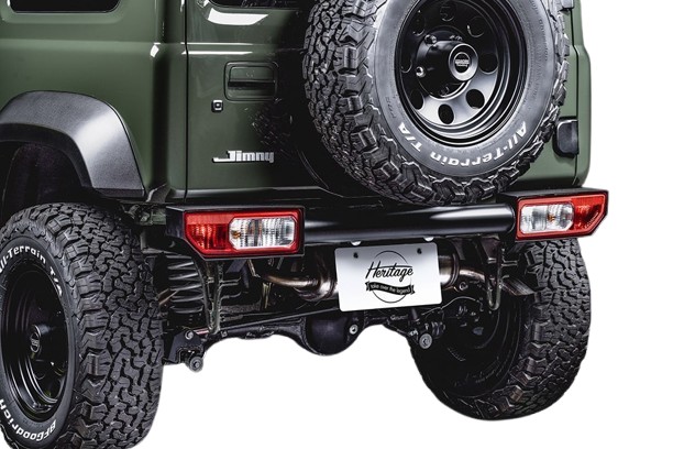 当社塗装品 ケーエルシージムニーノマド JC74W トラディショナルバンパー74 リア ブラック|オートパーツ ダイレクト