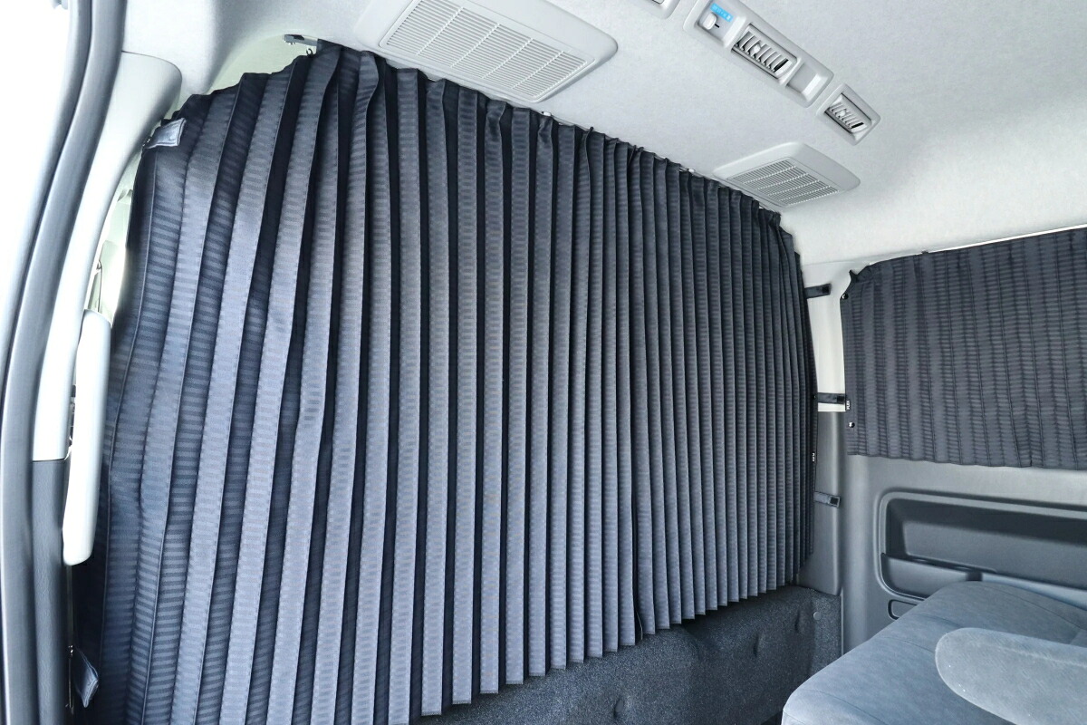 フレックスハイエース6型 オリジナル間仕切りカーテン ミドルルーフ間仕切り【車両情報必須】｜オートパーツ ダイレクト