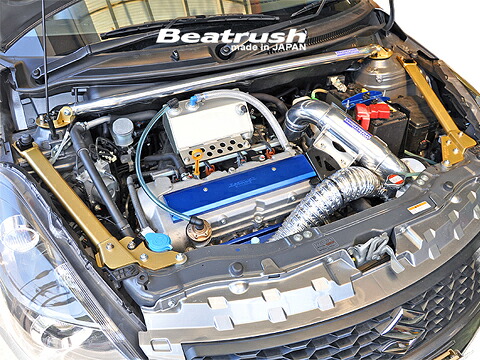 レイル / ビートラッシュ レイル(LAILE) スイフトスポーツ ZC32Sフロントアッパーサポートパフォーマンスバー