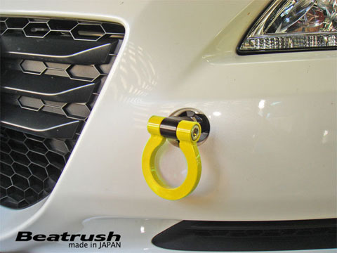 レイル / ビートラッシュレイル(LAILE) CR-Z ZF1 けん引フック スイングタイプ フロント用 レッド|オートパーツ ダイレクト
