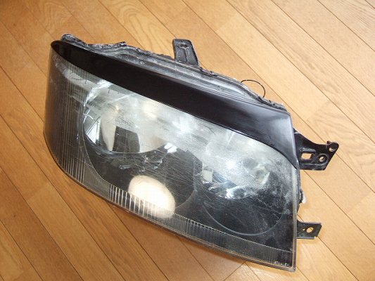 シルキーシャークプロジェクトRVR N61W アイライン FRP製 未塗装・黒ゲルコート仕上げ｜オートパーツ ダイレクト