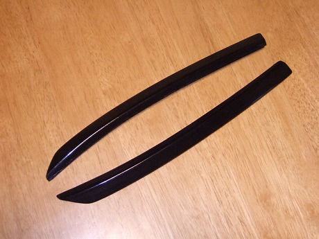 シルキーシャークプロジェクト ランサーエボ V～VI アイライン Type2 FRP製 未塗装・黒ゲルコート仕上げ
