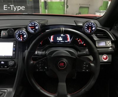 シーカーシビック FK7/8 FRPメーターフード E-type｜オートパーツ ダイレクト