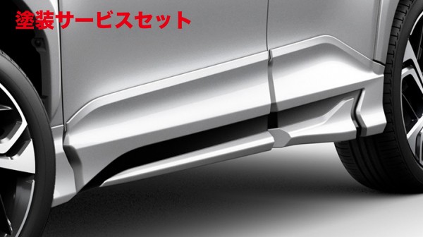 ヤリスクロス モデリスタ サイドスカート右 プラチナホワイトパール(塗装済み) ヤリスクロス モデリスタ サイドスカート右 プラチナホワイト