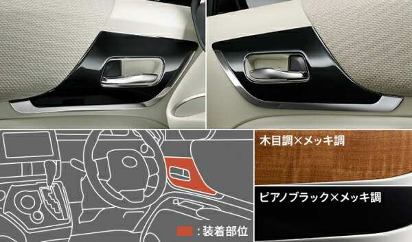 楽天市場】モデリスタシエンタ 170系 後期 インテリアパネルA