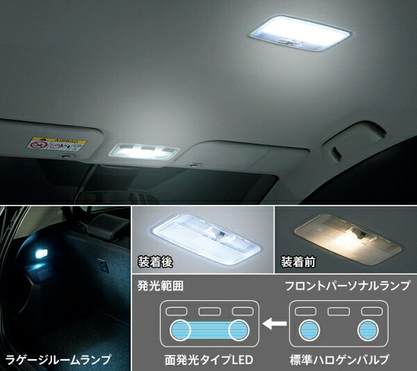 モデリスタ アクア NHP10 後期 LEDルームランプセット(面発光タイプ)