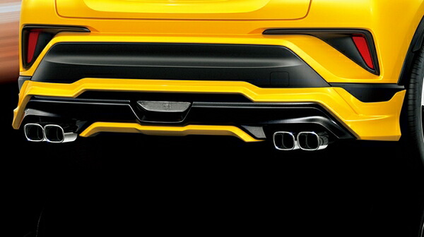 モデリスタ C-HR NGX10 後期 ELEGANT ICE STYLE リヤスタイリングキット 塗装済 ホワイトパールクリスタルシャイン