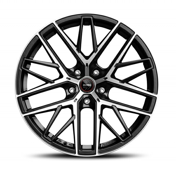 モモホイール RFX-01 (9.0J×21インチ +35 5/112) マットブラックポリッシュ仕上げ 2本セット|オートパーツ ダイレクト