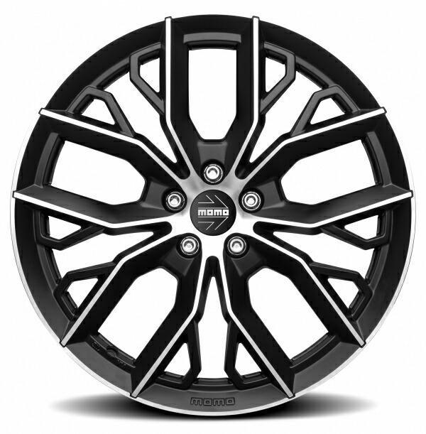 モモホイール マッシモ (7.5J&times;17インチ +42 5/100) マットブラックダイヤモンドカット 2本セット｜オートパーツ ダイレクト