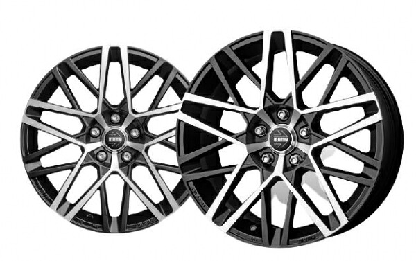 モモホイール AVENGER アベンジャー (18インチ&times;8.0J +40 5/114.3) マットブラックポリッシュ 1本｜オートパーツ ダイレクト