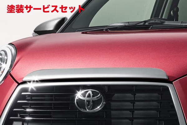 当社塗装品 TRD ティーアールディーTRD パッソ M700系 フードガーニッシュ MS347-B1001|オートパーツ ダイレクト