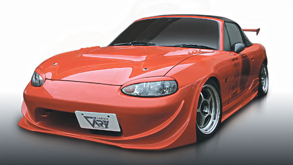 ガレージベリー ロードスター NB 前期 フロントバンパースポイラー Nゼロ アンダーパネル無 FRP製【個人宅発送不可】