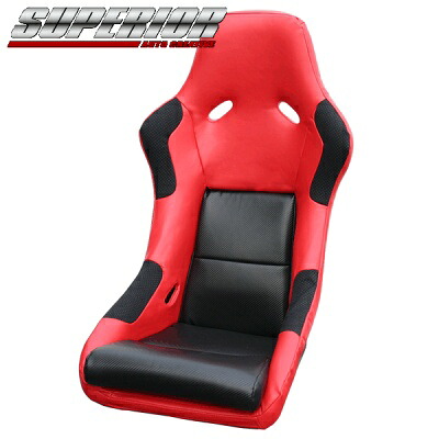 スーペリアオートクリエイティブRECARO レカロ SPGN カーボンルックシートカバー レッド｜オートパーツ ダイレクト 21,704円