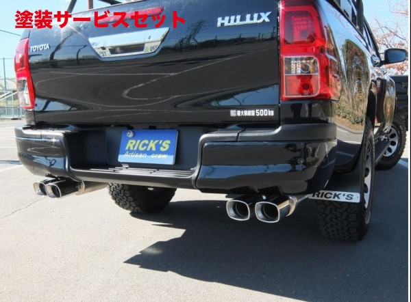 ハイラックス HILUX バックソナー リアバンパーカバー マットブラック 230792779660702p.jpg