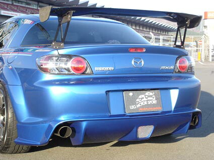 レッグモータースポーツ RX-8 SE3P リアアンダーデュフューザー 前期 FRP