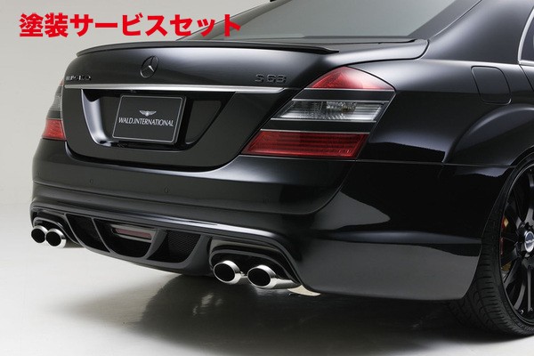 当社塗装品 ヴァルドBENZ S W221 SPORTS LINE Black Bison Edition トランクスポイラー(～2009y)｜オートパーツ ダイレクト 68,454円