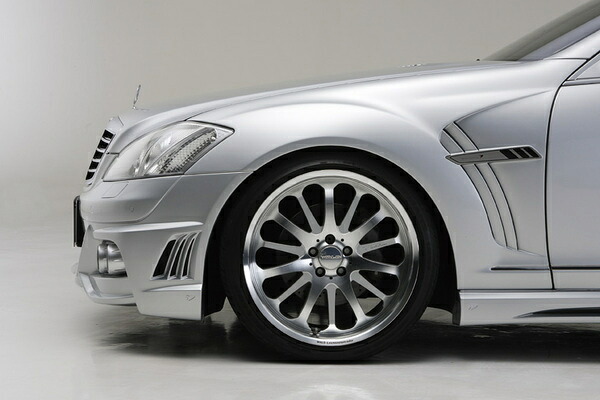 ヴァルドBENZ S W221 SPORTS LINE Black Bison Edition スポーツフェンダーダクト V2 (FRP製.純正交換式(～2009y)｜オートパーツ ダイレクト