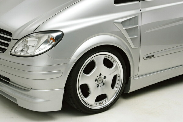 ヴァルドBENZ V W639 VIANO EXECUTIVE LINE INSERT DUCT(フィン付属 要純正フェンダー穴開け加工)|オートパーツ ダイレクト
