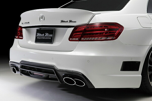 ヴァルドSPORTS LINE BLACK BISON EDITION BENZ E W212 (2013～) リアバンパースポイラー｜オートパーツ ダイレクト
