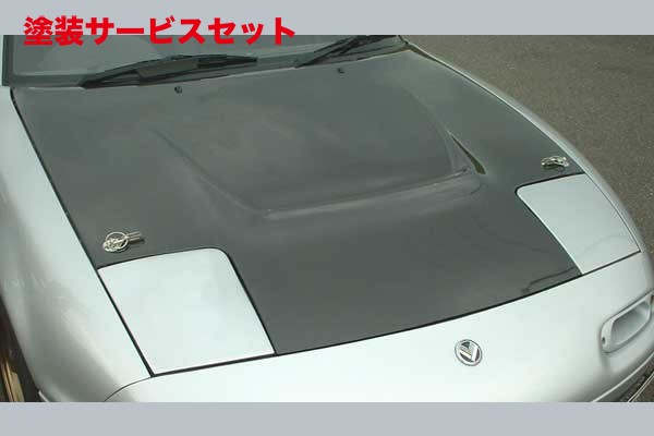 当社塗装品 ガレージベリー ロードスター NA カーボン製ボンネット