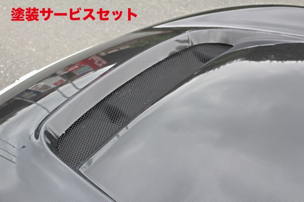 当社塗装品 ガレージベリー ロードスター ND エアロボンネット(網付) カーボン製【個人宅発送不可】