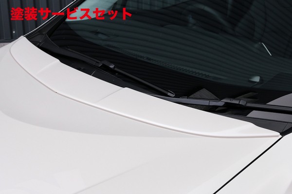 当社塗装品 ケンスタイルプリウス 50系 前期 ボンネットスポイラー 塗装済シルバーメタリック(1F7)|オートパーツ ダイレクト