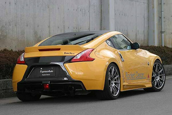 フジムラオートフェアレディZ Z34 リアバンパースポイラー カーボンミックス綾織｜オートパーツ ダイレクト