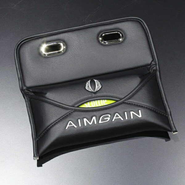 エイムゲインAIMGAIN ラグジュアリー ヘッドレストティッシュケース Black|オートパーツ ダイレクト