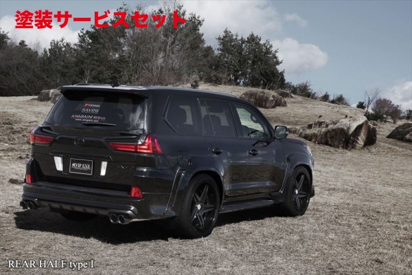当社塗装品 エイムゲインLEXUS LX570 URJ201 純VIP EXE リアハーフスポイラー タイプ1｜オートパーツ ダイレクト