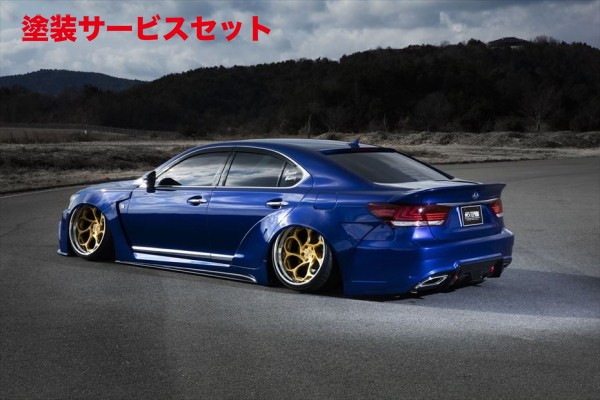当社塗装品 エイムゲインLEXUS LS460/600h USF40/UVF45 後期 F SPORT 純VIP GT オーバーフェンダー type2 ルーフスポイラー｜オートパーツ ダイレクト 52,289円