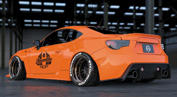 エイムゲイン86 AIMGAIN GT STANCENATION GT86 リアアンダースポイラー|オートパーツ ダイレクト