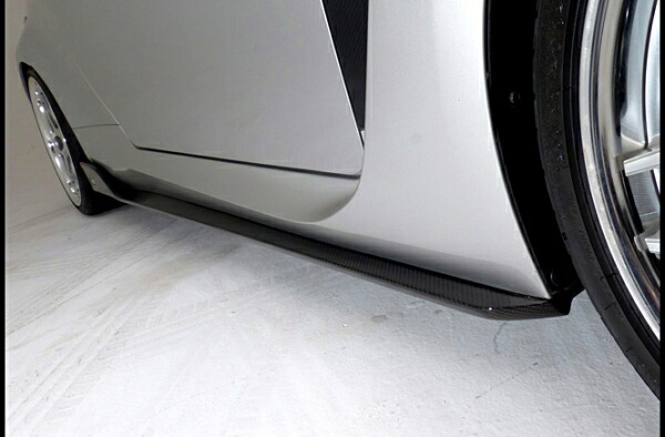 トムス LEXUS RC F USC10 (2014/9-2019/4) サイドディフューザー 塗装済 ソニックシルバー (1J2)