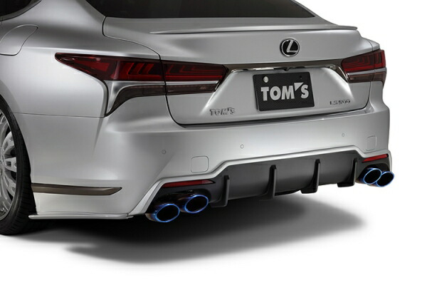 トムス LEXUS LS500/LS500h 50系 リアバンパーディフューザー 素地 (未塗装)