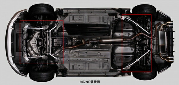 トムス プリウス ZVW30 (H21/5-H27/12) エンジン:2ZR-FXE メンバーブレース フロント用
