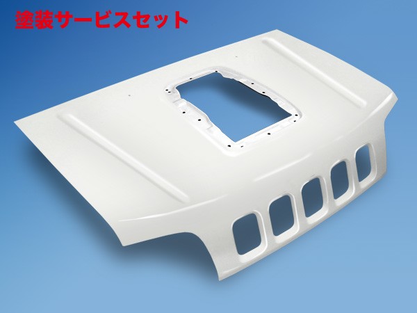 当社塗装品 ワイルドグース ジムニー JB23 1-3型 FRPボンネット 黒ゲルコート