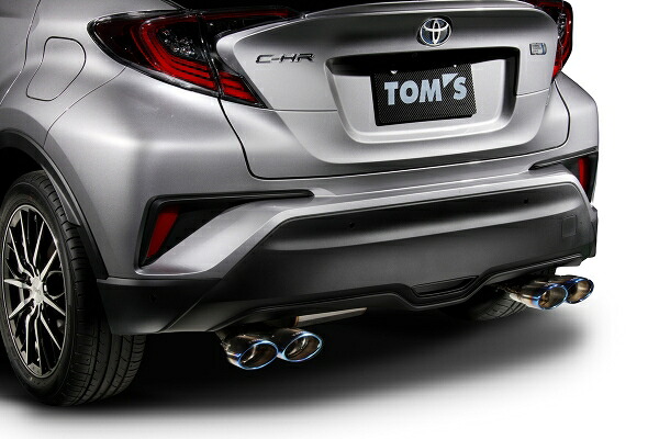 トムス CHR NGX50 (H28/12-R1/10) エンジン 8NR-FTS 標準車 エキゾーストシステム トムスバレル ステンレス+チタンテール