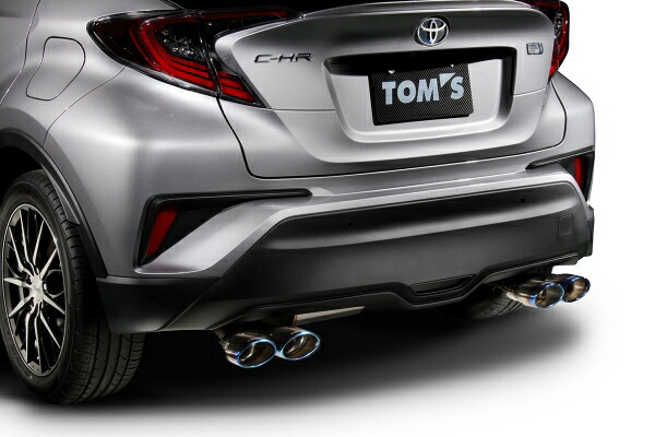 トムス CHR NGX10 (H30/5-R1/10) エンジン 8NR-FTS 標準車 エキゾーストシステム トムスバレル ステンレス+チタンテール