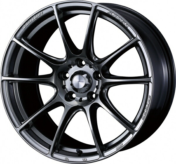 ウェッズ Weds Sport ウェッズスポーツ SA25R FACE R 18インチ 9.5J +45 5穴 PCD114.3 PSB (プラチナシルバーブラック) ホイール 2本セット