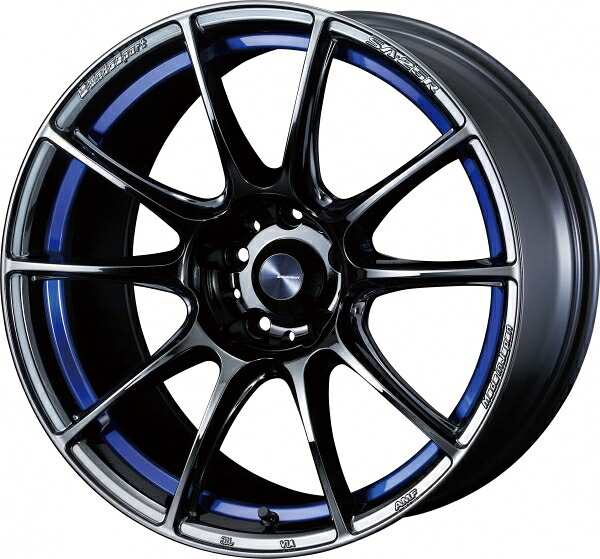 ウェッズWeds Sport ウェッズスポーツ SA25R FACE R 18インチ 9.5J +45 5穴 PCD114.3 BLC2 (ブルーライトクロームツー) ホイール 1本|オートパーツ ダイレクト