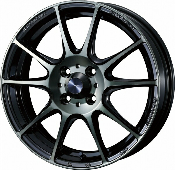 ウェッズ Weds Sport ウェッズスポーツ SA25R 15インチ 6.0J +38 4穴 PCD100 WBC (ウォースブラッククリアー) ホイール 2本セット