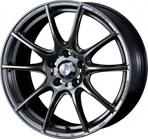 ウェッズ Weds Sport ウェッズスポーツ SA25R FACE FR 17インチ 7.5J +48 5穴 PCD100 PSB (プラチナシルバーブラック) ホイール 4本セット