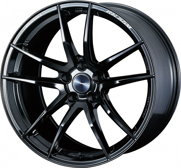 ウェッズ Weds Sport ウェッズスポーツ RN55M FACE RR 18インチ 10.0J +36 5穴 PCD114.3 GLOSS BLACK (グロスブラック) ホイール 2本セット