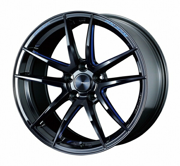 ウェッズ Weds Sport ウェッズスポーツ RN55M FACE FR 18インチ 9.5J +45 5穴 PCD100 BBM (ブラックブルーマシニング) ホイール 1本