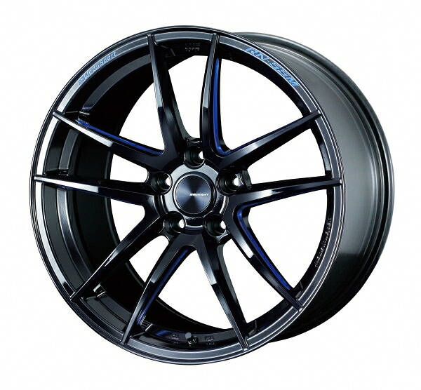 ウェッズ Weds Sport ウェッズスポーツ RN55M FACE FR 18インチ 9.0J +45 5穴 PCD120 BBM (ブラックブルーマシニング) ホイール 4本セット