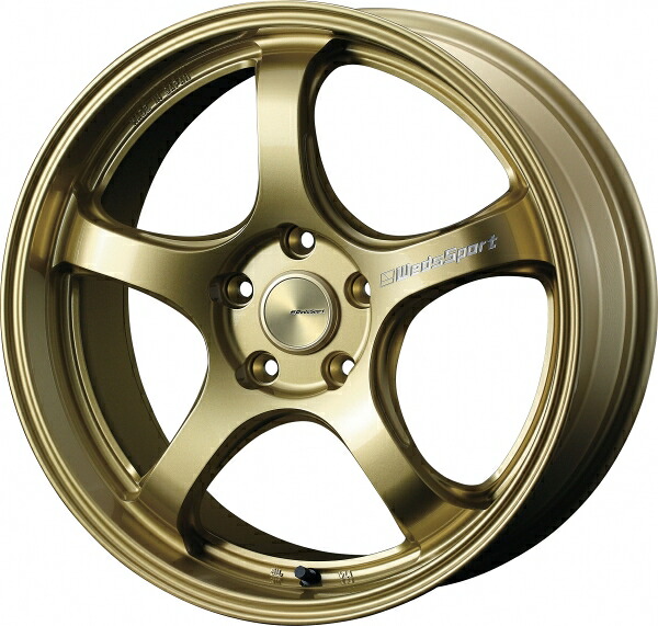 ウェッズWeds Sport ウェッズスポーツ RN05M 18インチ 7.5J +45 5穴 PCD114.3 ゴールド ホイール 1本｜オートパーツ ダイレクト 34,106円