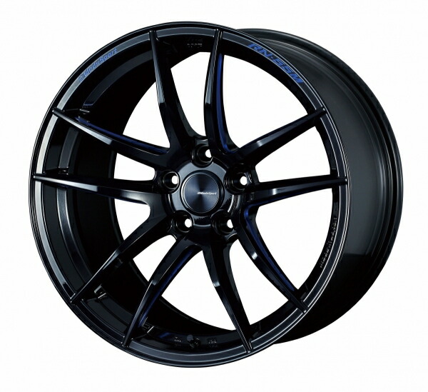 ウェッズ Weds Sport ウェッズスポーツ RN55M FACE RR 18インチ 10.0J +36 5穴 PCD114.3 BBM (ブラックブルーマシニング) ホイール 2本セット