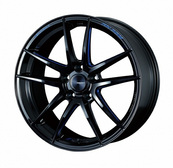 ウェッズWeds Sport ウェッズスポーツ RN55M FACE F 18インチ 8.5J +52 5穴 PCD114.3 BBM (ブラックブルーマシニング) ホイール 2本セット|オートパーツ ダイレクト