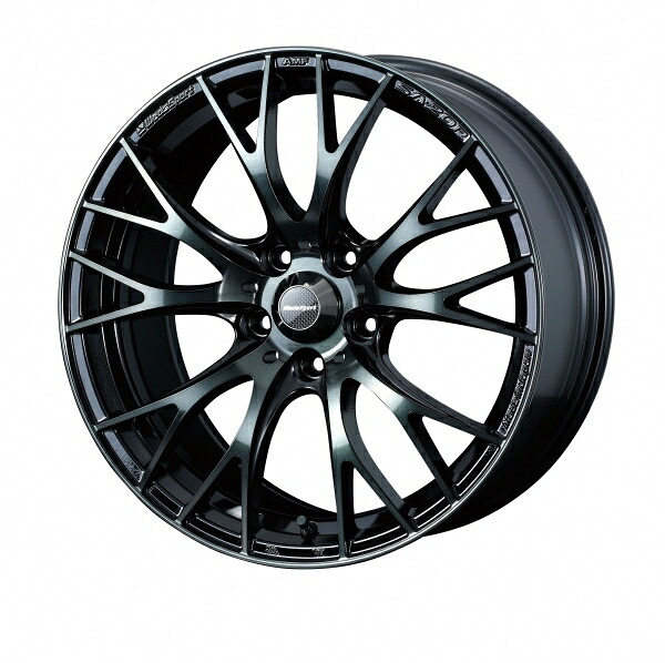 ウェッズ Weds Sport ウェッズスポーツ SA20R 17インチ 7.5J +48 5穴 PCD100 WBC (ウォースブラッククリアー) ホイール 2本セット